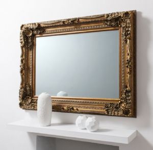 Georgette French Gold Carved Mirror